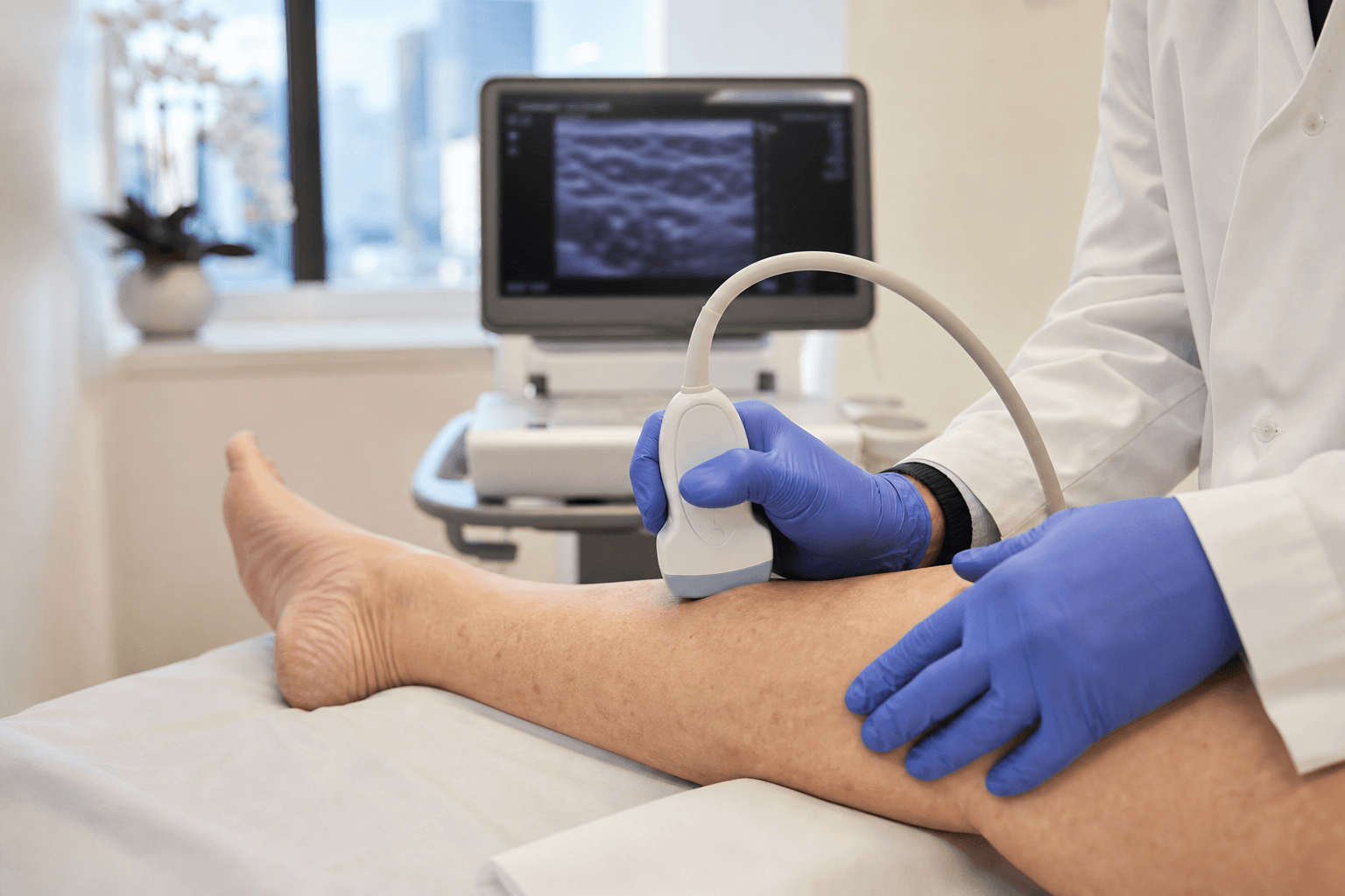 Duplex ultrasound evaluation for restless legs syndrome and vein disease at a New York vein clinic