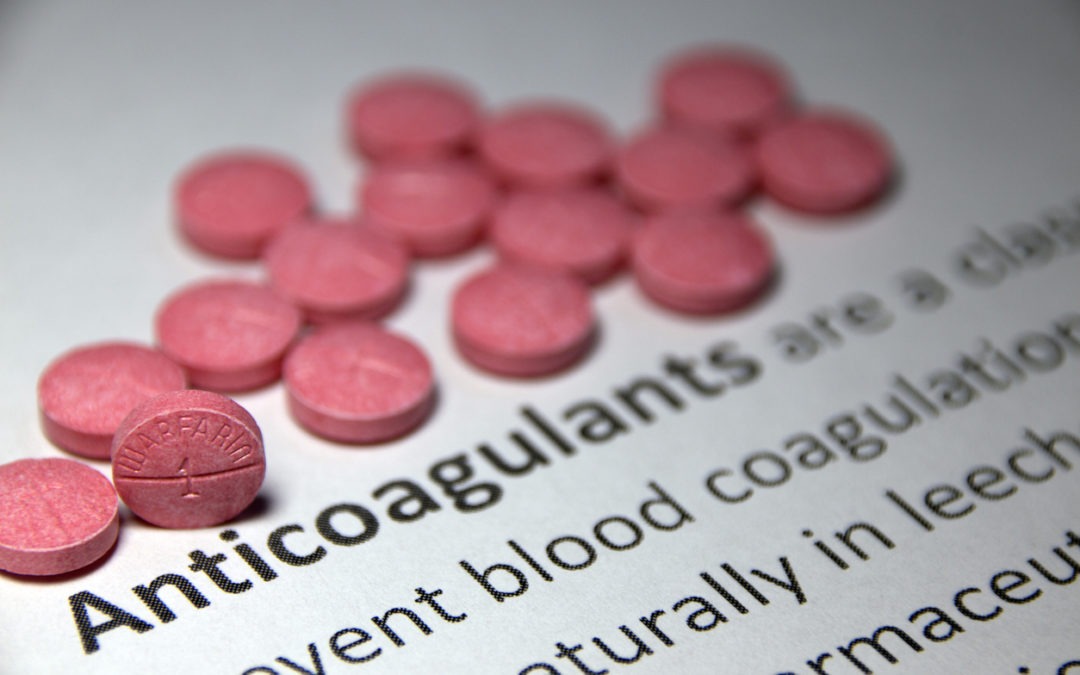 Anticoagulant blood thinners